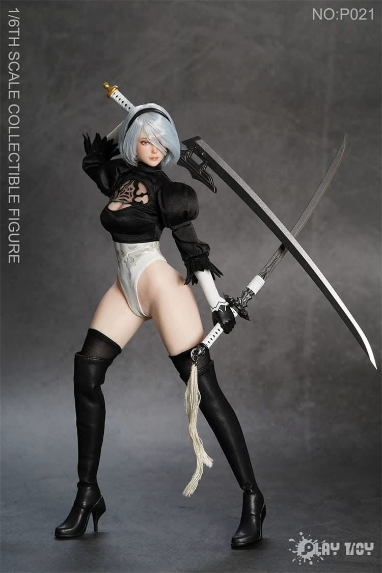  Mô hình 2B playtoys P021 Nier action figure 1/6. 