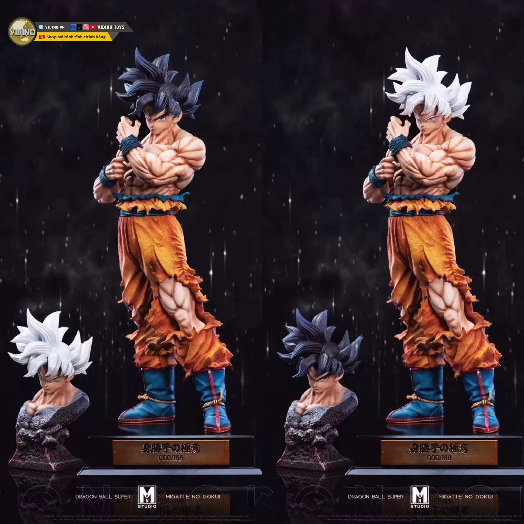  Mô hình goku UI man studio tỷ lệ 1/6. 