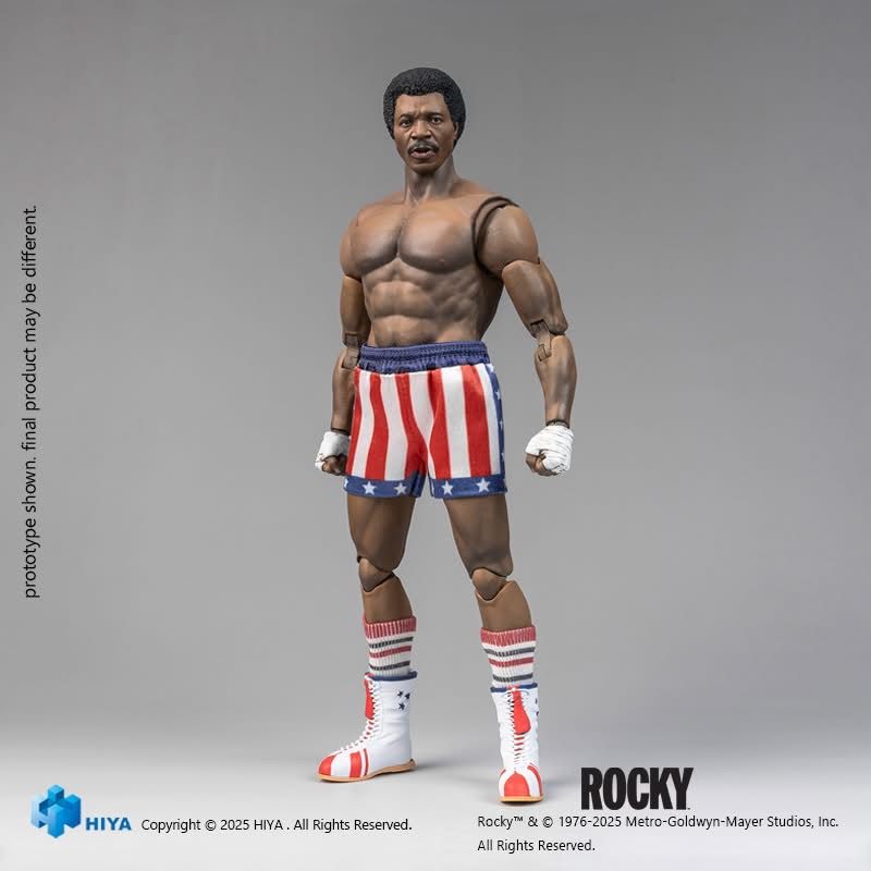 Mô hình Carl Weathers Apollo creed rocky 1976 hiyatoys. 