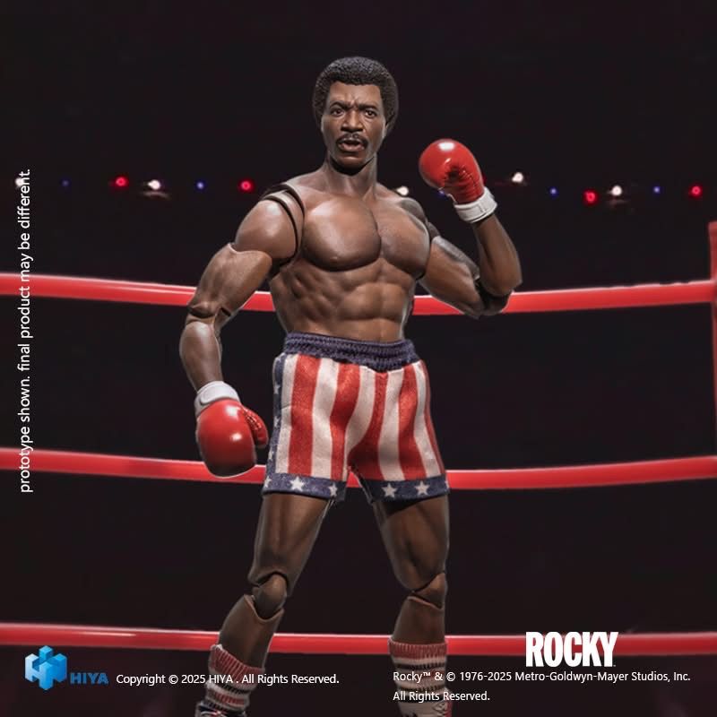  Mô hình Carl Weathers Apollo creed rocky 1976 hiyatoys. 