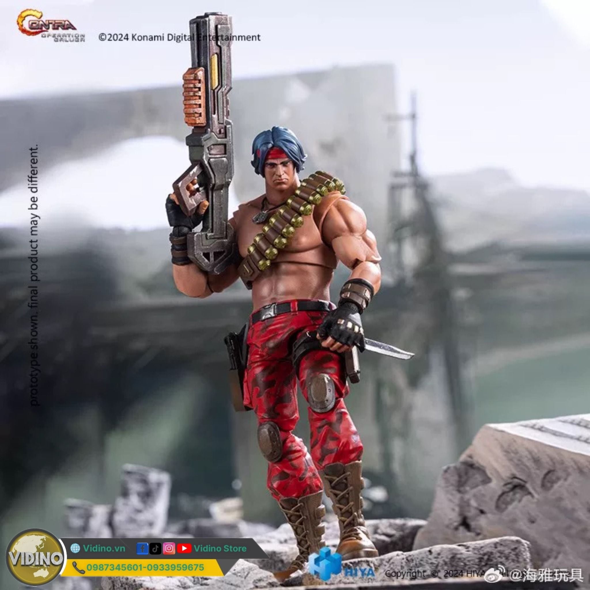  Mô hình nhân vật game contra của hãng hiyatoys 