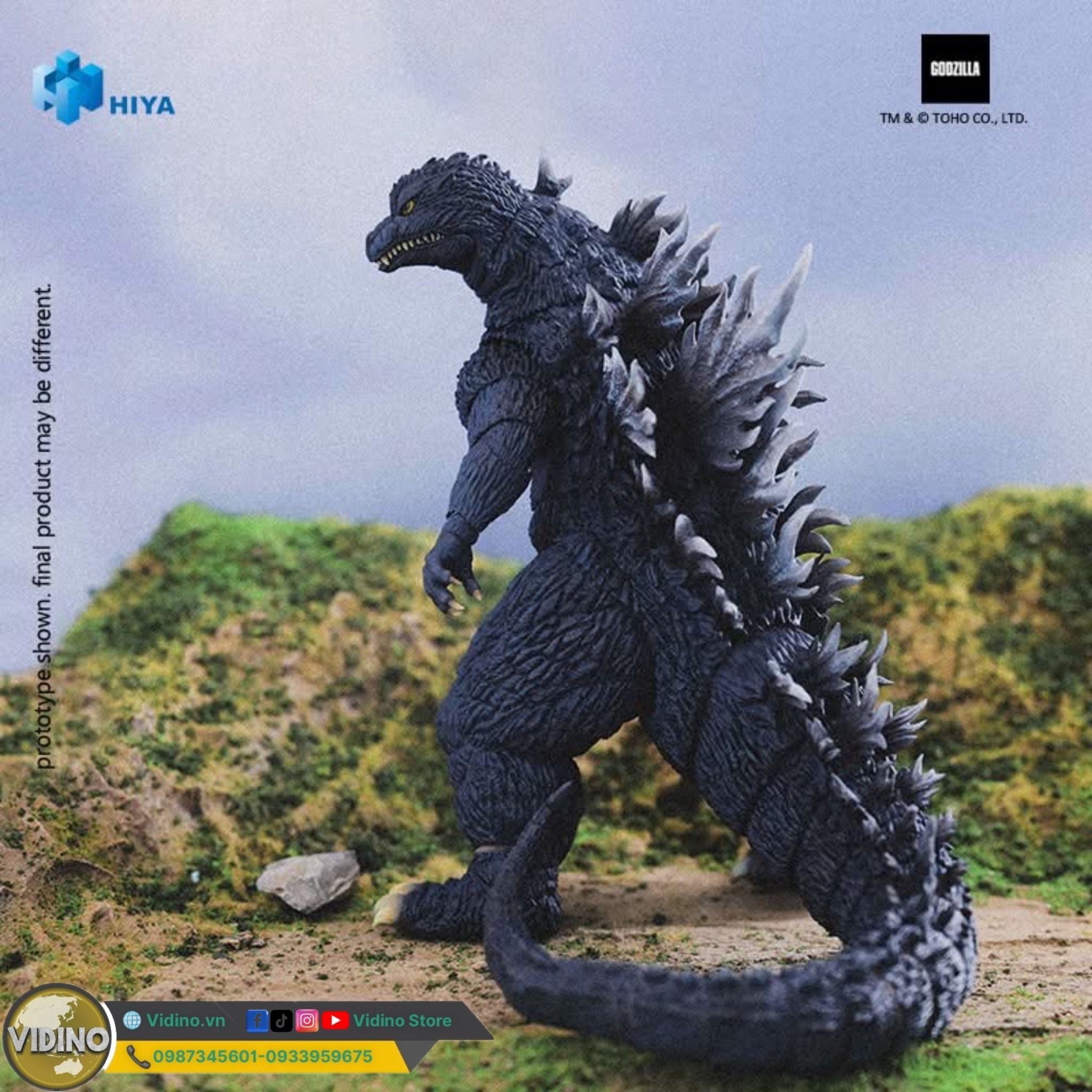  Mô hình Godzilla 2002 Hiya toys 