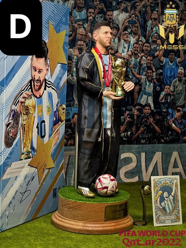  Mô hình cầu thủ bóng đá Messi Argentina tỷ lệ 1/6 ( Part 1). 