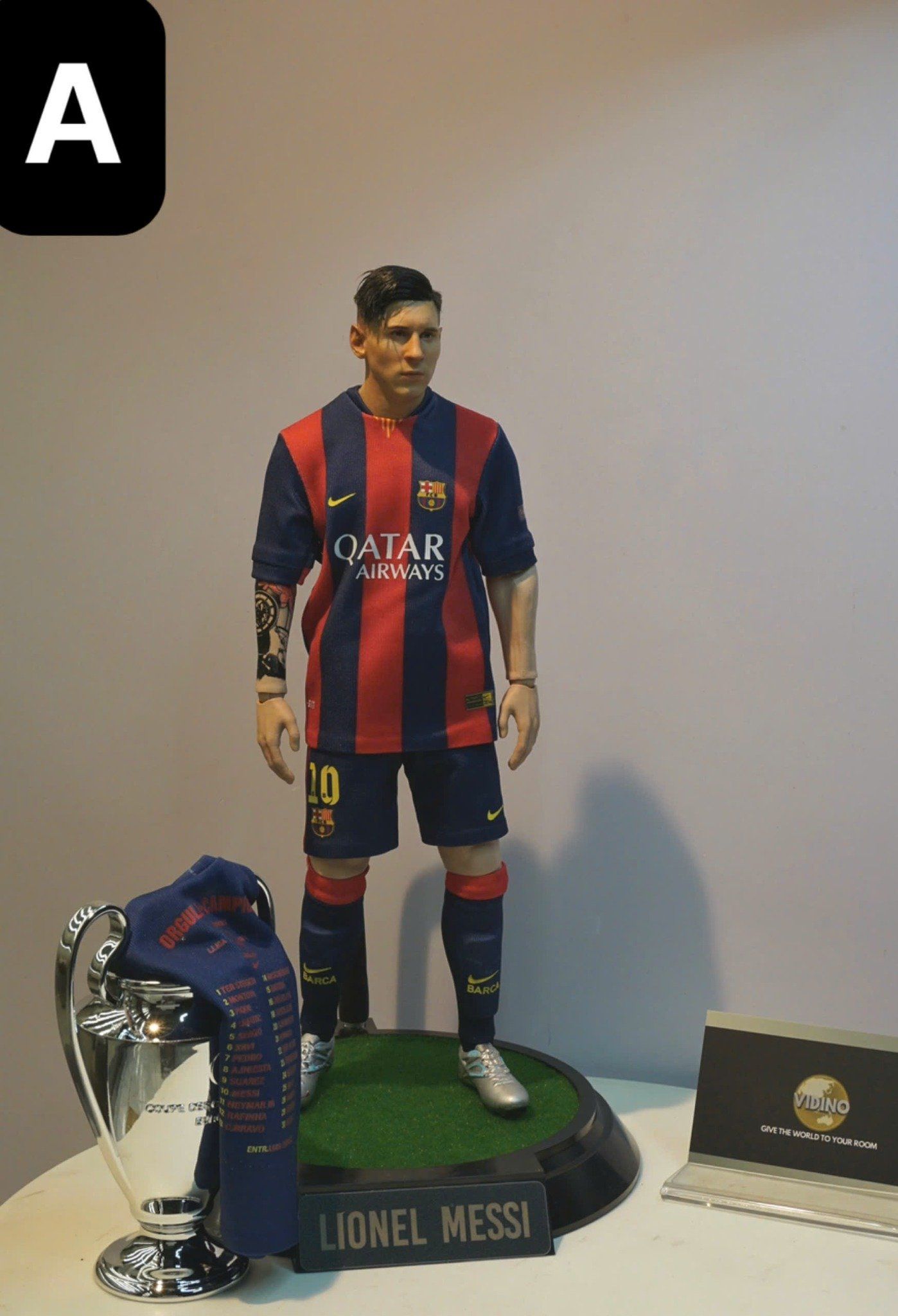  Mô hình cầu thủ bóng đá Messi phiên bản CLB tỷ lệ 1/6 ( Part 1). 