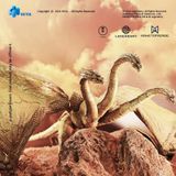  Mô hình 14inch King Ghidorah Gravity Beam Hiya toys 