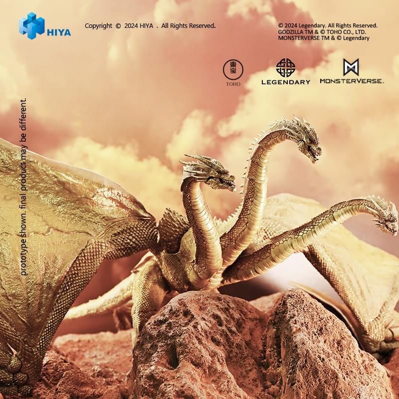  Mô hình 14inch King Ghidorah Gravity Beam Hiya toys 