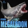 Mô hình cá mập tiền sử Megalondon hãng Haolonggood tỷ lệ 1/70