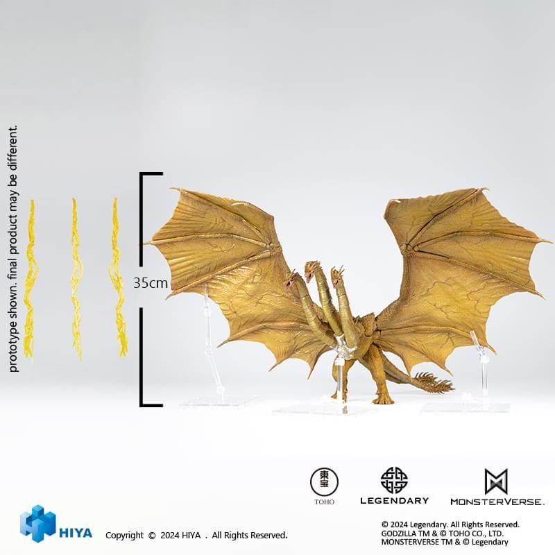  Mô hình 14inch King Ghidorah Gravity Beam Hiya toys 