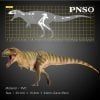 Mô hình khủng long Carcharodontosaurus hãng PNSO