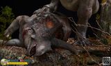  Mô hình Tyranosaurus rex Vs Triceratops Declay studio 