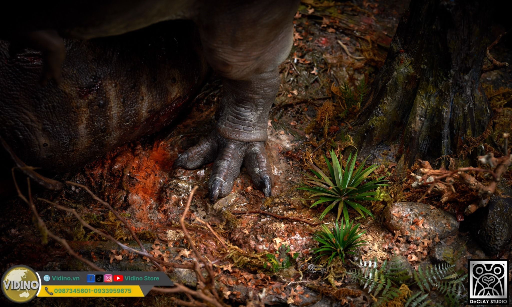  Mô hình Tyranosaurus rex Vs Triceratops Declay studio 