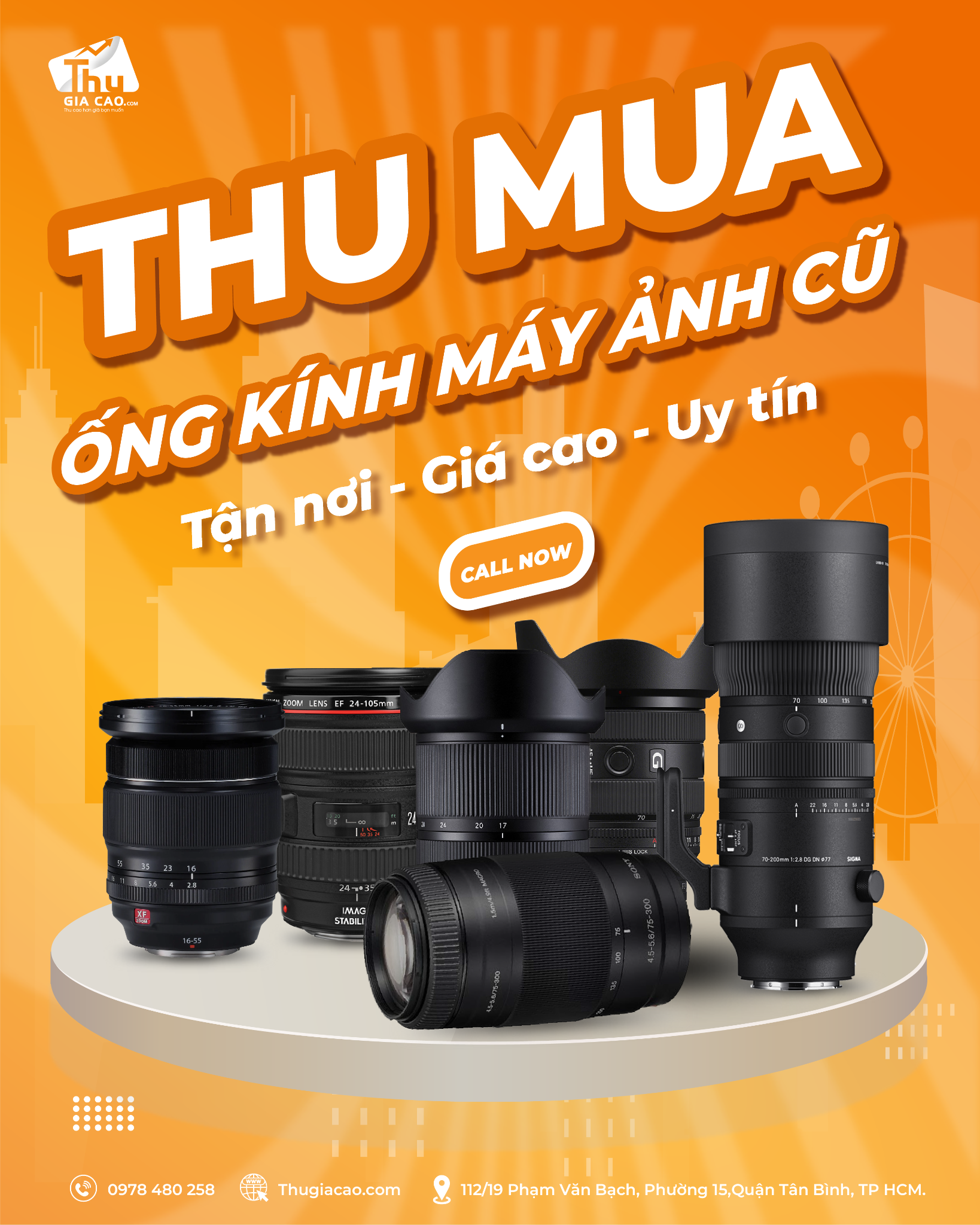  Thu mua ống kính máy ảnh cũ tại TP.HCM - Nhanh Gọn, Minh Bạch 