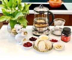 Ấm pha trà - Chưng yến Hurom ( Tea Master TM-P02FSS)