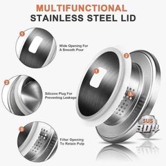 Bình đựng nước thủy tinh cao cấp 2L Susteas