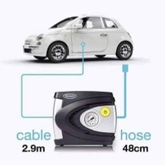 Bơm ô tô mini tự động Ring RAC610