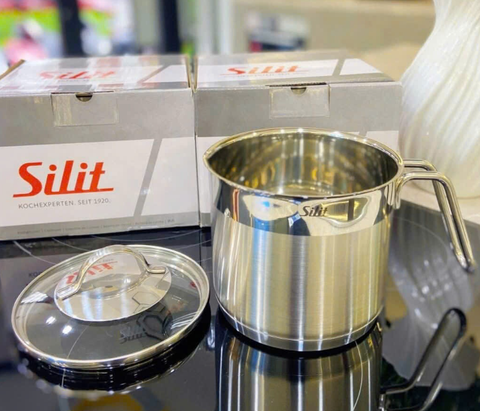 Ca nấu mì, đun sữa Silit Đức có nắp