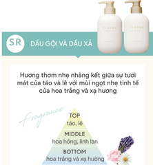 Dầu gội và dầu xả Clayge SR và M