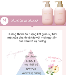 Dầu gội và dầu xả Clayge SR và M