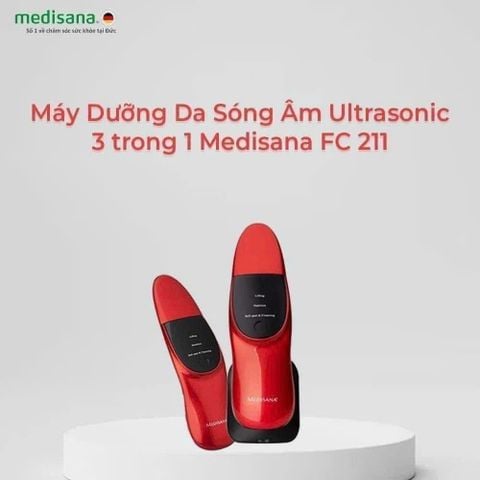 Máy Dưỡng Da Sóng Âm 3in1 Medisana FC 211