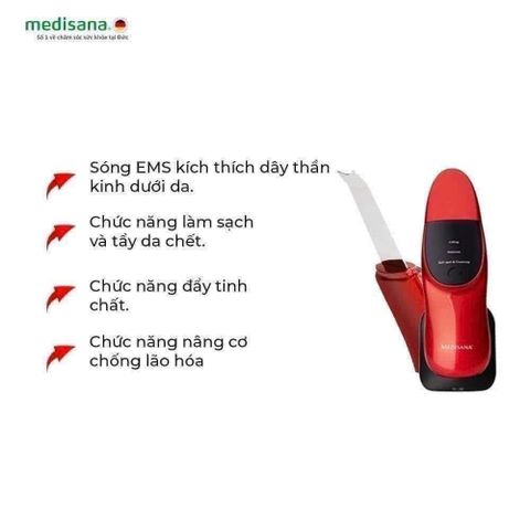 Máy Dưỡng Da Sóng Âm 3in1 Medisana FC 211