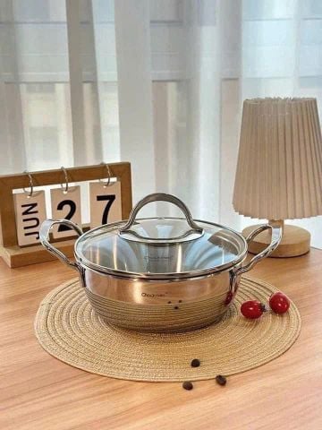 Nồi 2 quai Inox Chockmen 18cm