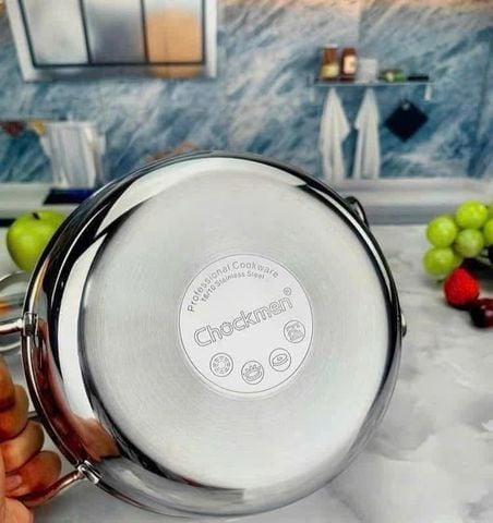 Nồi 2 quai Inox Chockmen 18cm