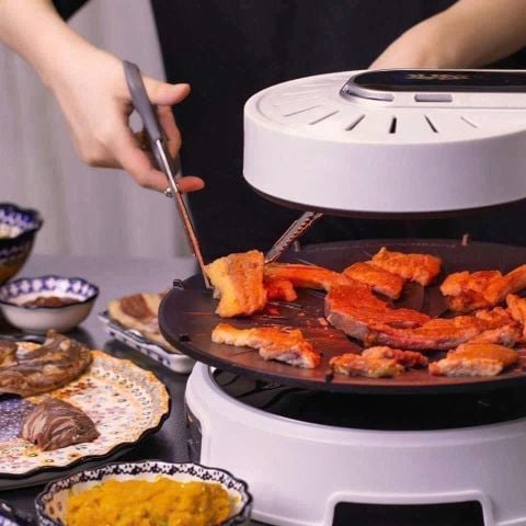 Bếp nướng xoay hồng ngoại  E-GRILL ĐỨC