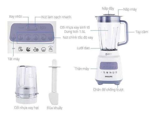 Máy xay sinh toe61 Philips HR2221/00