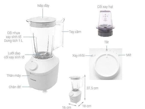 Máy xay sinh tố Philips HR2041/10