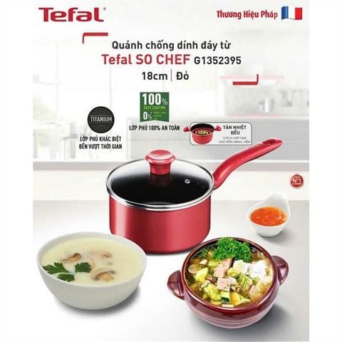 Quánh chống dính Tefal 18cm