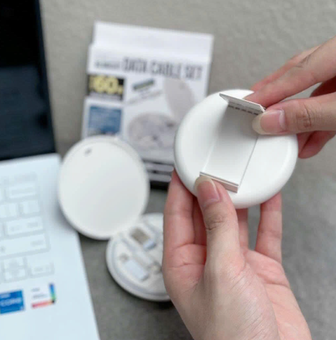 Hộp cáp sạc điện thoại có chân chuyển đổi (7 chế độ) Almight