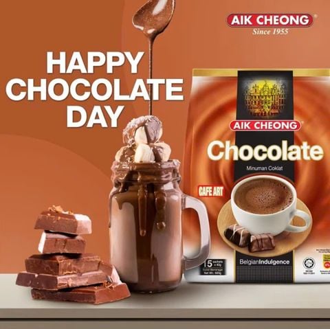 Combo 3 túi Chocolate hòa tan AIK Cheong