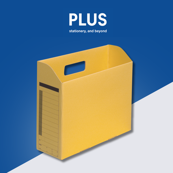 Hộp Đựng PLUS Lưu Trữ Hồ Sơ, Tài Liệu A4E Bằng Giấy Chuyên Dụng - Thiết Kế Cho Hồ Sơ Nằm Ngang