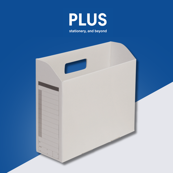 Hộp Đựng PLUS Lưu Trữ Hồ Sơ, Tài Liệu A4E Bằng Giấy Chuyên Dụng - Thiết Kế Cho Hồ Sơ Nằm Ngang