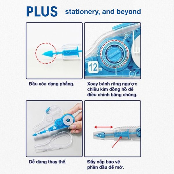 Bộ 5 băng xóa V Phiên Bản Japan Premium