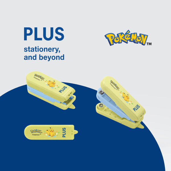 Bấm đa chức năng 4 IN 1 Pokemon - Bấm kim, Gỡ kim, Bấm lỗ, Dao rọc giấy