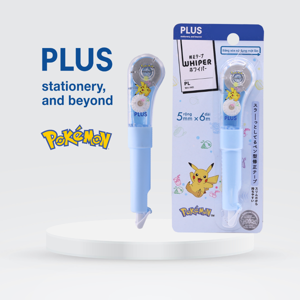 Băng xóa PL Pokemon - Thiết kế dạng bút - Dài 6m