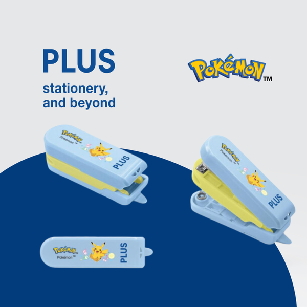 Bấm đa chức năng 4 IN 1 Pokemon - Bấm kim, Gỡ kim, Bấm lỗ, Dao rọc giấy