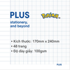 Tập Vở Học Sinh B5 Pokemon 4 ô ly 48 trang
