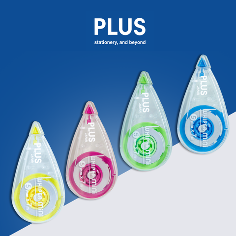 Băng Xóa Mini WHIPER Happy Color PLUS (7m x 5mm) – Nhỏ Gọn, Xóa Êm, Màu Sắc Tươi Sáng