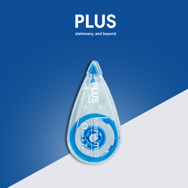 Băng Xóa Mini WHIPER Happy Color PLUS (7m x 5mm) – Nhỏ Gọn, Xóa Êm, Màu Sắc Tươi Sáng