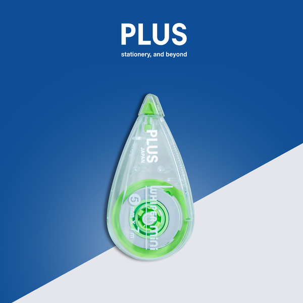 Băng Xóa Mini WHIPER Happy Color PLUS (7m x 5mm) – Nhỏ Gọn, Xóa Êm, Màu Sắc Tươi Sáng