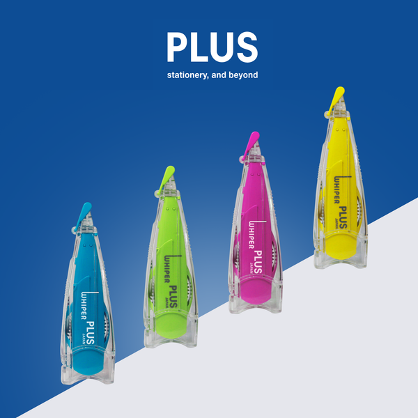 Bút Xóa Kéo PLUS RS (3m x 5mm) – Băng Xóa Ngang, Dễ Dùng, Có Thể Thay Ruột