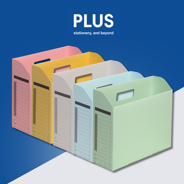 Hộp Đựng PLUS Lưu Trữ Hồ Sơ, Tài Liệu A4E Bằng Giấy Chuyên Dụng - Thiết Kế Cho Hồ Sơ Nằm Ngang