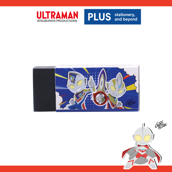 Set 3 bút chì Ultraman kèm gôm – Thiết kế bản quyền, tiện lợi cho học sinh
