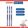 Hộp 12 cây bút chì 2B in hình Ultraman bản quyền – PLUS Nhật Bản