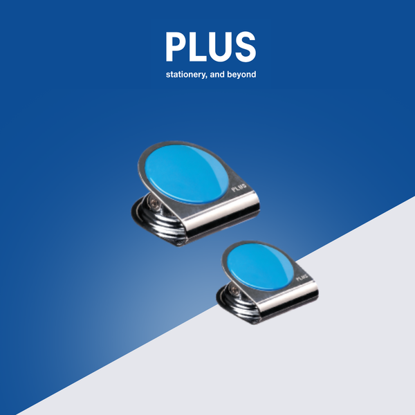 Kẹp Từ Tính Nhỏ PLUS – Nam Châm Dính Bảng Cỡ Nhỏ Giữ 50 Tờ