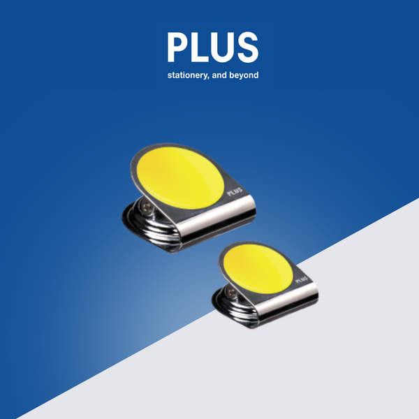 Kẹp Từ Tính Nhỏ PLUS – Nam Châm Dính Bảng Cỡ Nhỏ Giữ 50 Tờ