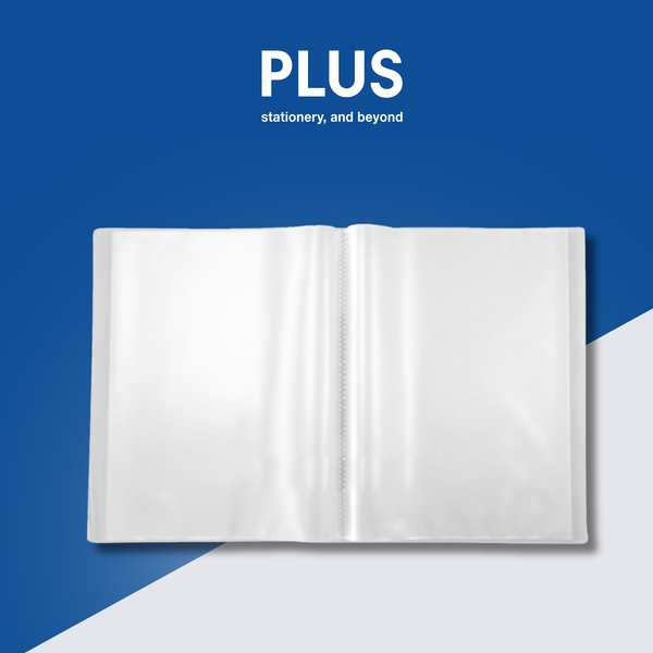 Bìa Đựng Hồ Sơ PLUS Pasty – 10 Lá, Có 2 Túi Cài, Bo Góc An Toàn