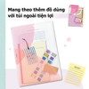 Bìa Đựng Hồ Sơ PLUS Pasty – 10 Lá, Có 2 Túi Cài, Bo Góc An Toàn